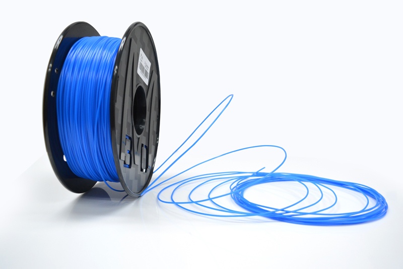 蓝色3d打印材料PLA